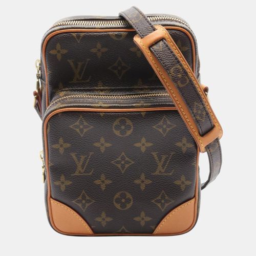 Coated Canvas Leather Monogram Amazon Shoulder Bag - Louis Vuitton - Modalova