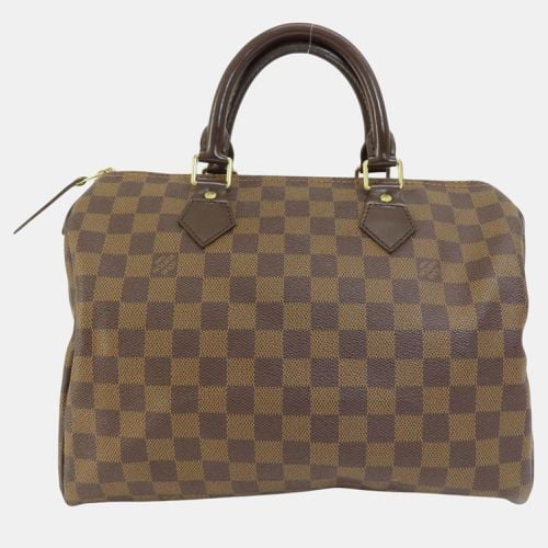 Louis Vuitton Canvas Speedy 30 Damier Ebene Boston Bag - Louis Vuitton - Modalova