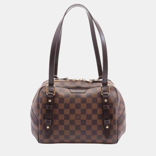 Coated Canvas Leather Damier Rivington PM Shoulder Bag - Louis Vuitton - Modalova