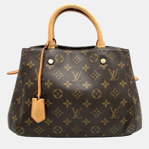 Louis Vuitton Monogram Canvas Brown Montaigne BB Handbag - Louis Vuitton - Modalova