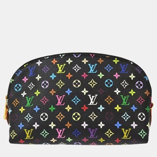 Louis Vuitton Black Monogram Multicolor Pochette Cosmetic Bag - Louis Vuitton - Modalova