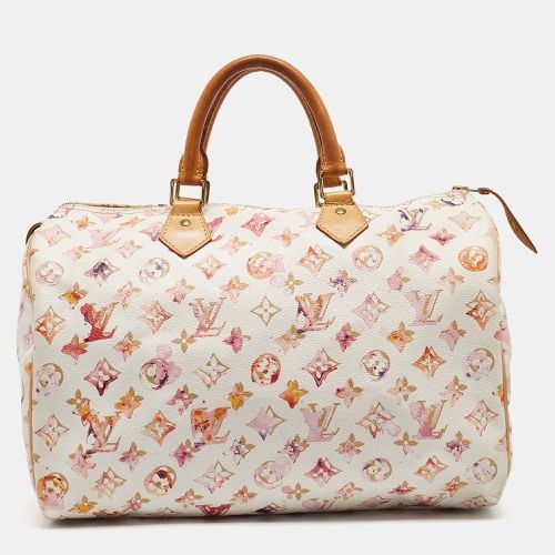 Louis Vuitton Monogram Canvas Watercolor Aquarelle Richard Prince Speedy 35 Bag - Louis Vuitton - Modalova