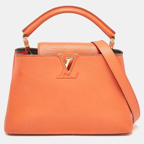 Louis Vuitton Orange Taurillon Leather Capucines BB Bag - Louis Vuitton - Modalova