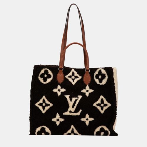 Louis Vuitton Black Monogram Giant Shearling Teddy Onthego GM - Louis Vuitton - Modalova