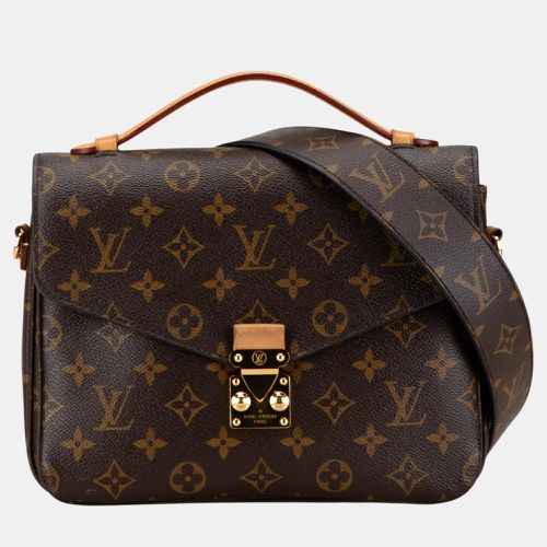 Louis Vuitton Brown Monogram Pochette Metis - Louis Vuitton - Modalova