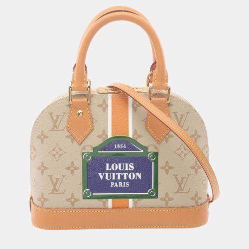 Louis Vuitton Beige Coated Canvas Leather Alma Bb Monopanam Handbag - Louis Vuitton - Modalova