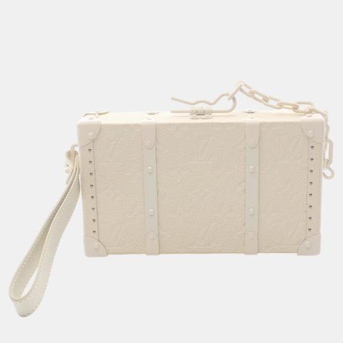 Louis Vuitton White Leather Wallet Trunk Monogram Second Bag Clutch - Louis Vuitton - Modalova