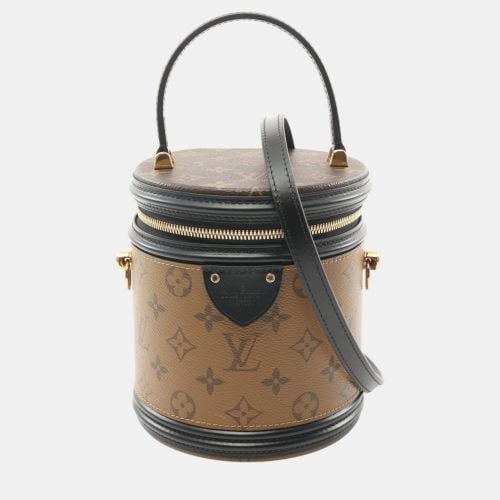 Louis Vuitton Brown Black Coated Canvas Leather Monogram Reverse Cannes Handbag - Louis Vuitton - Modalova