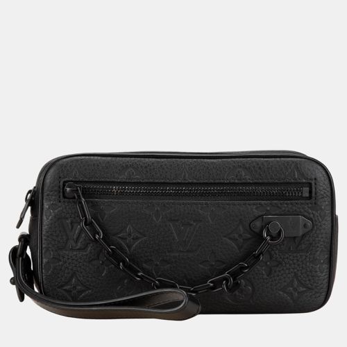 Louis Vuitton Grey Monogram Taurillon Pochette Volga - Louis Vuitton - Modalova