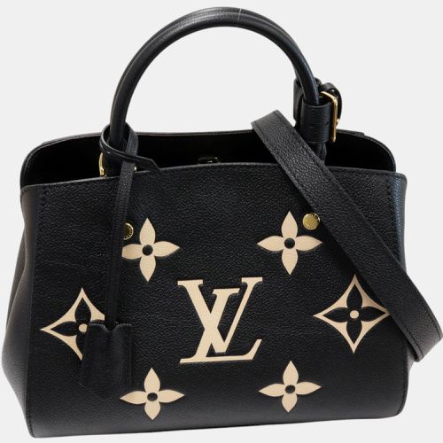 Louis Vuitton Black Canvas Montaigne Bb Handbag - Louis Vuitton - Modalova