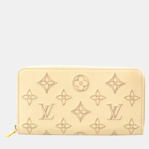 Louis Vuitton Beige Canvas Monogram Zippy Wallet - Louis Vuitton - Modalova