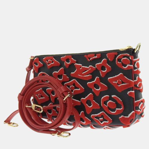 Louis Vuitton Black Canvas Monogram Tapestry Pochette Accessoires Shoulder Bag - Louis Vuitton - Modalova