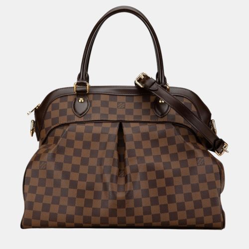 Louis Vuitton Brown Pvc Leather Canvas Trevi Gm Handbag - Louis Vuitton - Modalova