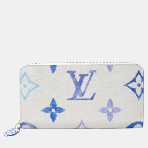 Louis Vuitton White Canvas Monogram Zippy Wallet - Louis Vuitton - Modalova