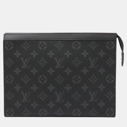 Louis Vuitton Black Canvas Monogram Eclipse Pochette Voyage Mm Clutch - Louis Vuitton - Modalova