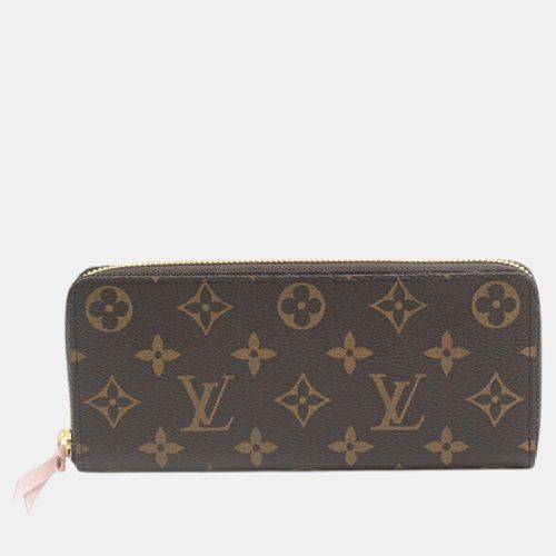 Louis Vuitton Brown Canvas Monogram Clemence Wallet - Louis Vuitton - Modalova