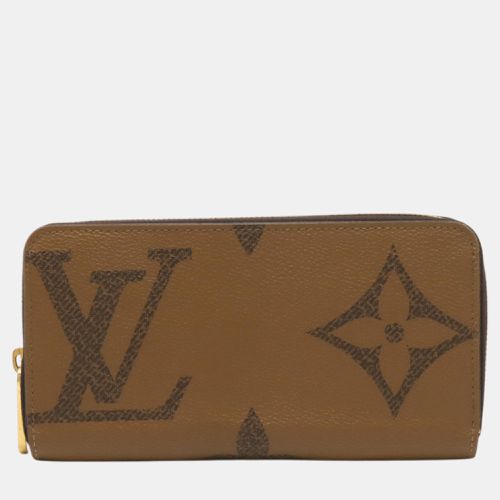 Canvas Monogram Giant Reverse Zippy Wallet - Louis Vuitton - Modalova