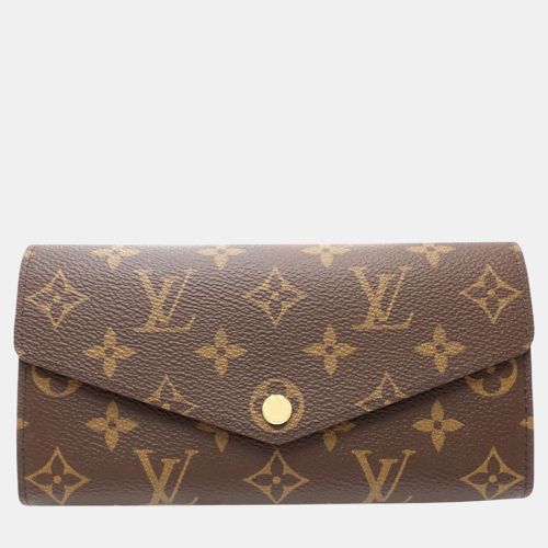 Louis Vuitton Brown Canvas Monogram Sarah Wallet - Louis Vuitton - Modalova