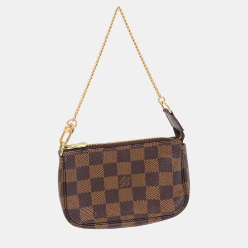 Louis Vuitton Canvas Damier Mini Pochette Accessoires Clutch - Louis Vuitton - Modalova