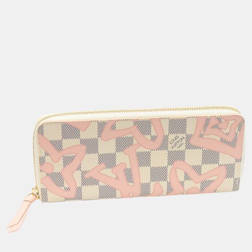 Louis Vuitton Pink Canvas Damier Azur Wallet - Louis Vuitton - Modalova