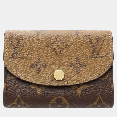 Louis Vuitton Brown Canvas Monogram Rosalie Coin Case - Louis Vuitton - Modalova