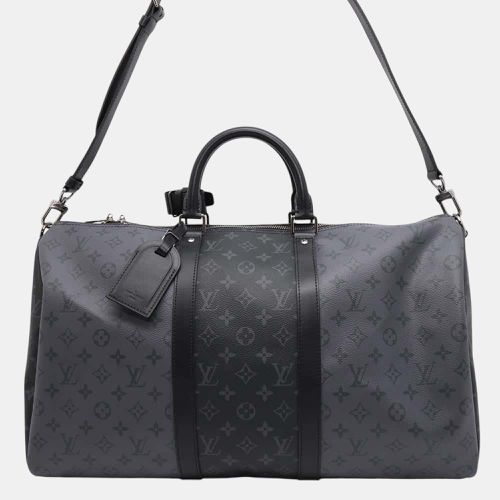 Monogram Eclipse Reverse Keepall Bandouliere 50 Boston Bag - Louis Vuitton - Modalova