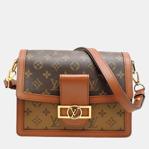 Louis Vuitton Monogram Reverse Brown Dauphine Mm Shoulder Bag - Louis Vuitton - Modalova