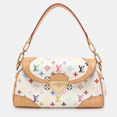 Louis Vuitton White Multicolor Canvas and Leather Beverly MM Bag - Louis Vuitton - Modalova