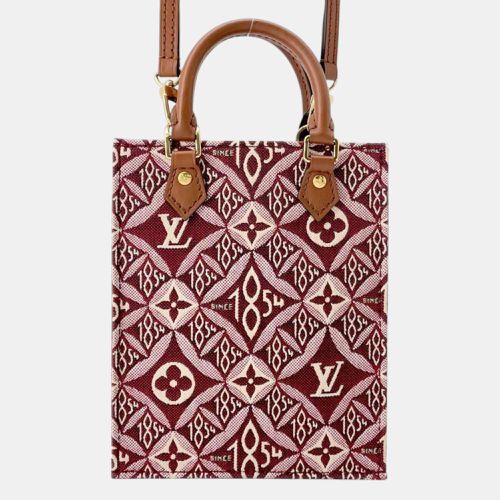 Louis Vuitton Bordeaux Monogram Jacquard Petit Sac Plat bag - Louis Vuitton - Modalova