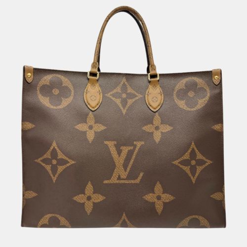 Louis Vuitton Monogram Canvas Giant Reverse OnTheGo GM Handbag - Louis Vuitton - Modalova
