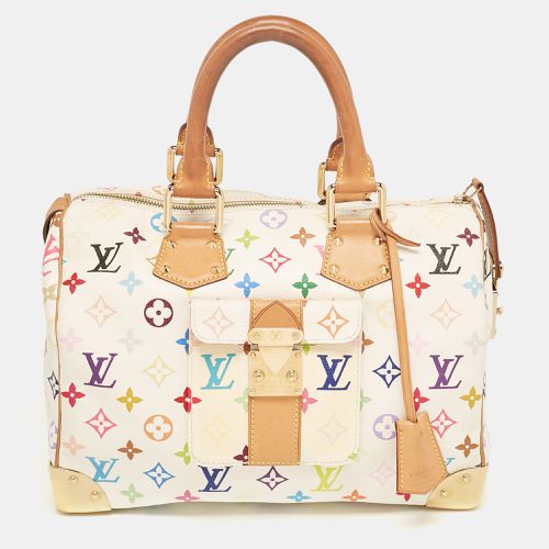 Louis Vuitton White Monogram Multicolore Canvas Speedy 30 Bag - Louis Vuitton - Modalova