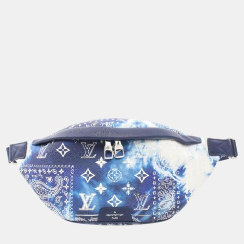 Louis Vuitton Blue Multicolor Leather Monogram Bandana Discovery Bum Bag - Louis Vuitton - Modalova