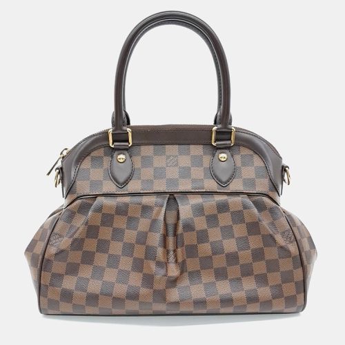 Louis Vuitton Brown Leather and PVC Louis Vuitton Brown PVC Louis Vuitton Damier Trevi PM bag - Louis Vuitton - Modalova