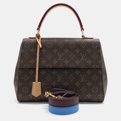 Louis Vuitton Brown Coated Canvas Monogram Cluny MM Bag - Louis Vuitton - Modalova