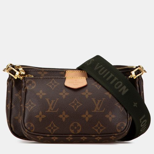 Louis Vuitton Brown Coated Canvas Multi Pochette Accessoires Bag - Louis Vuitton - Modalova