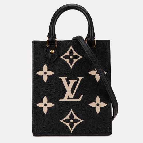 Louis Vuitton Black Leather Bicolor Monogram Empreinte Petit Sac Plat - Louis Vuitton - Modalova