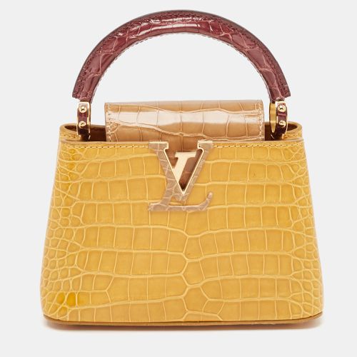 Louis Vuitton Tricolor Crocodile Capucines Mini Bag - Louis Vuitton - Modalova