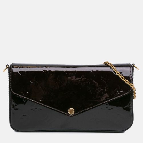 Louis Vuitton Black Leather Louis Vuitton Monogram Vernis Pochette Felicie - Louis Vuitton - Modalova