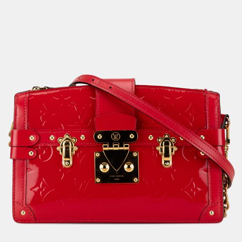 Louis Vuitton Red Patent Leather Monogram Vernis Trunk Clutch - Louis Vuitton - Modalova