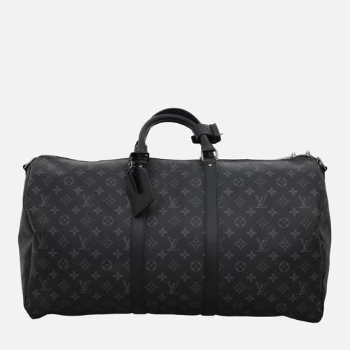 Louis Vuitton Monogram Eclipse Keepall Bandouliere 55 Bag - Louis Vuitton - Modalova