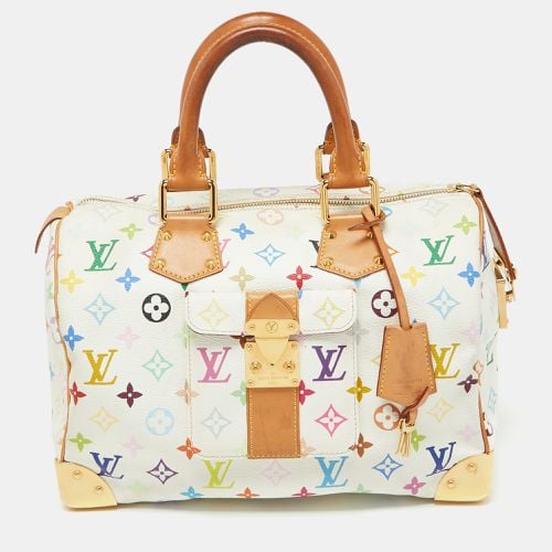 Louis Vuitton White Monogram Multicolore Canvas Speedy 30 Bag - Louis Vuitton - Modalova