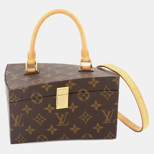 Louis Vuitton Brown Monogram Twisted Box Shoulder Bag - Louis Vuitton - Modalova