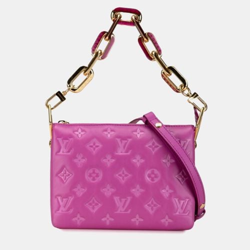 Louis Vuitton Orchidee Pink Lambskin Monogram Coussin Bb Shoulder Bag - Louis Vuitton - Modalova