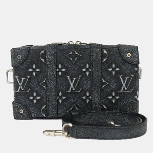 Louis Vuitton Leather Black Monogram Soft Trunk Wallet - Louis Vuitton - Modalova