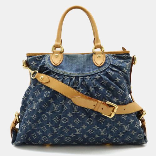 Louis Vuitton Blue Monogram Denim Neo Cavi Gm Tote Bag - Louis Vuitton - Modalova