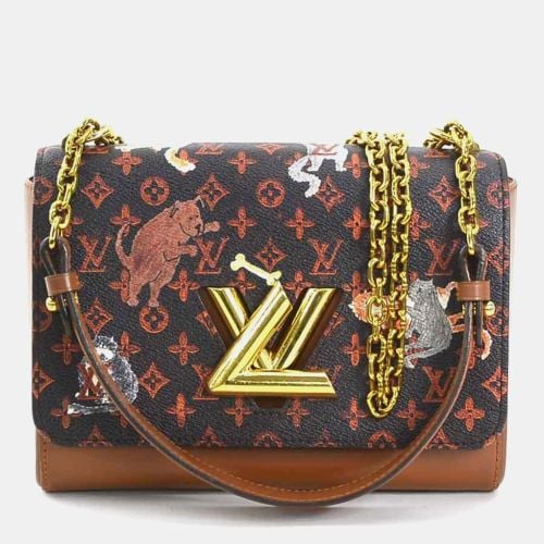 Louis Vuitton Brown Monogram Canvas Catgram Twist MM Shoulder Bag - Louis Vuitton - Modalova