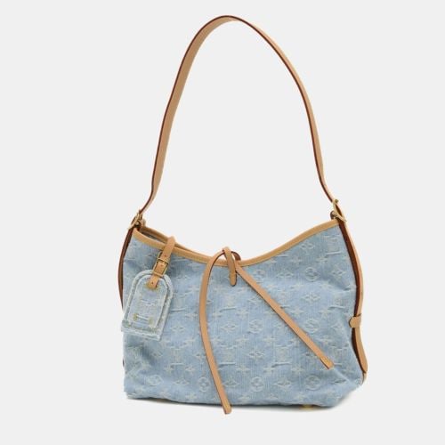 Louis Vuitton Blue Monogram Denim Carryall PM Shoulder Bag - Louis Vuitton - Modalova