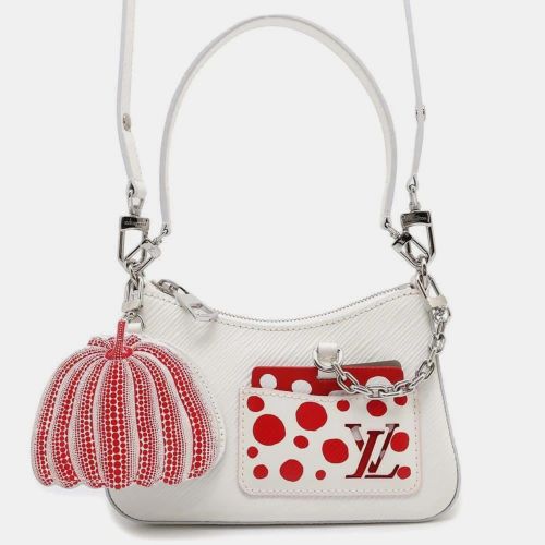 Louis Vuitton Blanc, Red, White Epi Leather Malerini Shoulder Bag - Louis Vuitton - Modalova