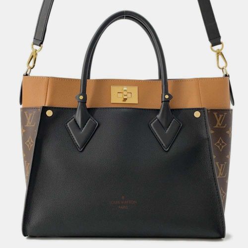 Louis Vuitton Black Monogram Leather OnMySide MM Handbag - Louis Vuitton - Modalova