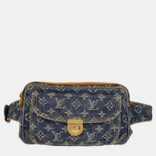 Louis Vuitton Blue Monogram Denim Bum Bag Waist Pouch - Louis Vuitton - Modalova